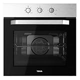 Teka - Horno Multifunción, Modelo HCB 6525, Sistema de Limpieza Hydroclean ECO, Acero Inoxidable, 59.5 x 59.5 x 53.7+22, Eficiencia Energética A+