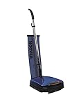 Hoover F3860/1, Enceradora pulidora de suelos, Función aspirador, Potencia 600 W, Luz frontal, Bolsa reusable (3 L), Cable 5 m, Ruedas traseras, Azul