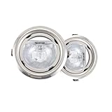 KYPSZQPSH Lámpara halógena for campana extractora, 2 uds., 65mm, 20W, Bombilla for armario de cocina, CC/CA, 12V, luz LED for campana extractora
