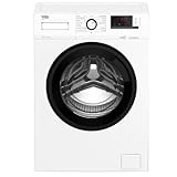 Beko WRA 8615 XW - Lavadora libre instalación PROSMART, Clase Energetica A, 8kg/1200rpm, Display digital, Steam Cure con Refrescado, Control Temperatura & Centrifugado