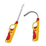 1 Encendedor de Cocina con Gas Precargado, Cuello Flexible Extendido, para Velas, Estufas de Gas, Camping Barbacoa