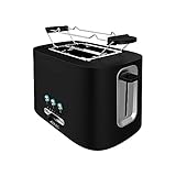 Cecotec Tostadora Vertical Toast&Taste 9000 Double. 980 W, 2 Ranuras cortas extraanchas, 3 Funciones preconfiguradas, Diseño en plástico con acabados en acero inox, Incluye Varillas superiores
