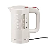 Bodum Bistro Hervidor de Agua eléctrico, 0,5 l, 700 W, plástico, Blanco Crema