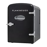 Flamingueo Mini Nevera, 4 Litros, 12V/220V, Para Habitación, Cosméticos, Bebidas, Función Frío y Calor, Balda Extraíble