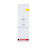 Corberó - Frigorífico Combi Estático 262 L | CCH1824EW | Luz LED | Crisper | Estantes de Cristal | Hueveras y Cubiteras | 40 Db | Eficiencia Energética E | Blanco, Inox