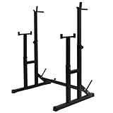 ALLINLIFE Rack Musculación,Soporte Sentadillas Ajustable,Soporte Barra Pesas Multifuncional,Estante de Barra con Pesas Soporte de Levantamiento,Rejilla para Sentadillas para Gimnasio Casa Máx 250KG