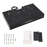 Campana Extractora de Gabinete, Campana Extractora de Cocina de 12 V, 3 Velocidades Ajustables con Luz LED de Pantalla Táctil para Cocina de Caravana RV
