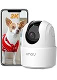 Imou 2K (3MP) Cámara Vigilancia WiFi Interior para Mascotas,360° Cámara IP WiFi con Detección de Humano, Visión Nocturna, Audio Bidireccional, Control Remoto, Modo Privacidad,Compatible con Alexa