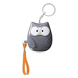 Qoosea Alarma Personal para Mujer, Sirena de 130 dB, alarmas de Seguridad, Llavero con luz LED, Aprobado por la policía, Alarma de Seguridad Personal para niños, Ancianos, Mujeres y Estudiantes