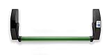 Tesa Assa Abloy Dispositivo antipánico de empuje, modelo de embutir de nueca de 9mm de la gama Universal en acabado negro-verde