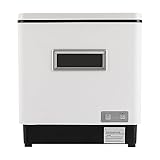 czyuRachel 60l mini lavavajillas, 1500w 220v 304 acero inoxidable lavavajillas mesa lavavajillas independiente lavavajillas lavavajillas blanco para cocinas pequeñas