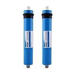 CYTGOUPER ULP1812-75GPD Filtro de agua de membrana de ósmosis inversa de 2 piezas para el hogar, reemplazo de filtro de ósmosis inversa, membrana de filtro de agua 75GPD para agua