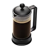 Bodum - 1543-01 - Brazil - Cafetera 3 Tazas - 0,35 l - Color Negro