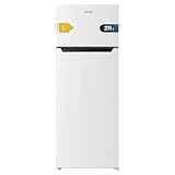 Cecotec Frigorífico 2D Bolero CoolMarket 2D 211 White E. Motor Defrost Frigorífico 2 Puertas Blanco 143X54Cm, Capacidad 211 L, Puerta Reversible, Clase Energética E, Con Modo Fast Freezing