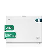 Svan Congelador horizontal Blanco SCH3001EDC. Capacidad 287 Litros, Dual Cooling, 1 Cesta, Bajo nivel Sonoro, Eficiencia Energética Clase E [Clase de eficiencia energética E]