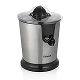 Tristar CP-3007 Exprimidor de cítricos · 85 W ·, vertido directo, 2 conos de presión de diferente tamaño, tapa transparente antipolvo, base antideslizante.