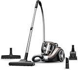 Rowenta Compact Power XXL - Aspiradora sin bolsa, motor bajo consumo, 900 W, filtración ciclónica avanzada de 3 niveles, depósito suciedad extragrande de 2,5 L, compacta, animal care, RO4B50