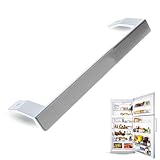 CHEFZOCO Tirador de puerta para nevera y congelador, Mango frigorífico, Distancia entre tornillos de 29.5 cm, Longitud del tirador de 32.5 cm, Compatible con Beko, Código original 5907610100