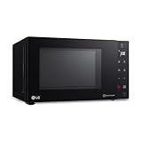 LG MH6336GIB - Microondas de encimera con grill, 23 litros, 1150 W, Smart Inverter, display digital, Color Negro