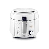 De'Longhi F38436 - Freidora, 1800 W, 1.5 L, blanco
