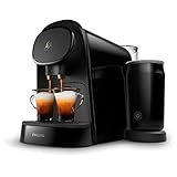 Philips l'OR Barista Cafetera de Cápsulas, Doble Espresso, 1 o 2 Tazas, Menú completo de cafés, Negro Piano (LM8014/60)