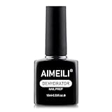 AIMEILI 10ML Deshidratador de Uñas, Preparador de Uñas Quick Air Dry Nail Prep Para Uñas de Acrílico Uñas de Gel Sin Necesidad de Lámpara Keep Nail Art Design Larga Duración