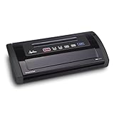 Jata EV1026 Envasadora al Vacío, 130 W, Potencia de Succión 0,85 bar, Capacidad de la Bomba 12 L por min, Permite el Vacío de Recipientes, Apta Bolsas 28 cm de ancho, Para Alimentos Secos y Salsas, Incluye 1 Recipiente Hermético 2 Rollo 2 Bomba Vacío Vino