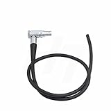 HangTon FGG.0B.302 - Cable de alimentación de 2 pines macho en ángulo recto a cables voladores para monitor de cámara Teradek/ARRI Alexa/RED de 90 cm