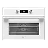 Teka Horno Compacto Multifunción, Función Microondas,11 funciones de cocinado, SurroundTemp +, Blanco, 45.5 x 59.5 x 55.9 cm, 40587612