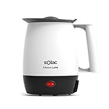 Solac - Calentador de leche | 250W | Calienta chocolate, agua, sopa | Capacidad 1L | Hervidor electrico portatil | Filtro anti-nata | Recubrimiento anti adherente | Fácil limpieza | Milk kettle