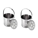 Cabilock 2 Piezas Cubo De Hielo Contenedor De Hielo para Barra Enfriador De Cubitos De Hielo Máquina De Hielo Barras De Cubitos De Vino De Aire Dispensador De Vino Eléctrico Máquina De