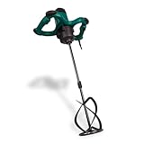 VONROC Mezclador de pintura/cemento 1800 W - 2 velocidades - Soft Start - Constant Speed Electronics - Cable de goma de 3 m - agitador 140 x 600 mm incluido
