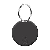 Dispositivos De Rastreador De Elementos - Rastreador GPS Portátil para Teléfonos | Dispositivo Antipérdida Inteligente con Alarma Bidireccional para Móvil para Teléfonos Mascotas (Negro)