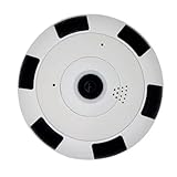 iFutniew Lente Ojo de Cámara Panorámica de 360 Grados WiFi V380 Pro App Smart Home Cámara CCTV de Vigilancia de Audio Bidireccional