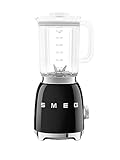 SMEG BLF03BLEU Licuadora, Plastic, 4 Velocidades, Negro