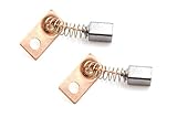vhbw 2x escobilla 3 x 3 x 4,5 mm compatible con Saeshin Strong 107, 105L, 105, 102 abrillantador