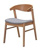 Selsey Panize Silla, Madera de ingeniería, Color Roble Natural, 50,5 cm Longueur
