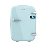 Cecotec Mini Nevera Bolero MiniCooling 4L Habana Light Blue, Funcionamiento 12V-220V, Compatible coche y caravanas, Función enfriamiento y calentamiento, Rango temperatura 5-65º, Transporte fácil