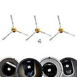 MIRTUX Kit de 3 Cepillos Laterales Compatible con Roomba Serie 800 y 900 - Recambios para Roomba Serie 850, 860, 870, 880, 890, 960, 980... (Todos los Modelos) - Repuestos para Roomba