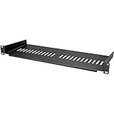 StarTech.com Bandeja Estante Ventilado de 1U para Armario Rack de Servidores de 19 Pulgadas - 7' de Profundidad - en Acero de Servicio Pesado - con Capacidad de Carga de 20kg - (CABSHELF1U7V)