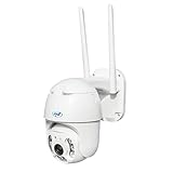 PNI Cámara de videovigilancia IP65 Live PTZ 5MP, gsm 4G, Ranura para Tarjeta Micro SD, detección de Movimiento, detección de Silueta Humana, Exterior IP66, LED IR y LED Blancos