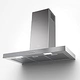 Stilo Smart X A90 - Campana de cocina (90 cm, acero inoxidable)