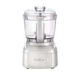 Cuisinart Mini Prep Pro | Mini robot de cocina compacto, picador de cebollas, mezclador de especias | Función de pulso y agujeros para llovizna | 900 ml de capacidad | Apto para lavavajillas | Perla