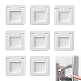 8 Piezas Cierre Puerta Corredera,Limitador Apertura Ventanas,Cerraduras para Puertas Correderas De Cristal,Seguro Puerta para Impedir Que Los Bebés y Las Mascotas Abran Las Puertas Correderas (Blanco)