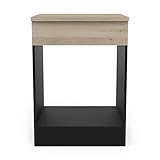Demeyere Mueble bajo Horno, Origan, Fabricado en Francia, Garantía de 2 años, Madera de ingeniería, Kronberg/Negro Mate, L 60 x P 60 x H 85 cm