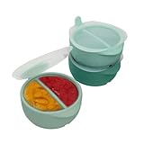 b.box Contenedores de Alimentos de Bebé Fill + Freeze, Lote de 3 | Recipientes de Comida de Bebé Aptos para Congelador, Microondas y Lavavajillas | Ideal para Usar con Fill + Feed | 85 ml