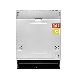 EVVO Lavavajillas integrable Di.2 PRO, 60 cm, Capaciadad 14 Cubiertos, Indicador luminoso fin programa, Programa Rápido 30 Minutos, 8 Programas, Bandeja superior Ajustable, Programa Media Carga