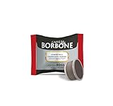 Caffè Borbone Mezcla de Café Roja - 100 Cápsulas - Compatibles con Máquinas de Café Lavazza* Espresso Point*