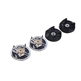 Recambio Exprimidor 250W para Base Gear Rubber Blade Gears Repuestos Negro y Transparente para Cocina