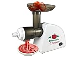 BEPER BP.720 Trituradora Tomate Electrica de Acero Inoxidable - Exprimidor de Tomates, 300 W